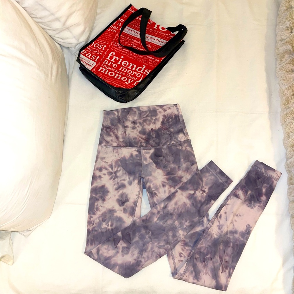 Lululemon Align leggings tie dye 25” inseam
